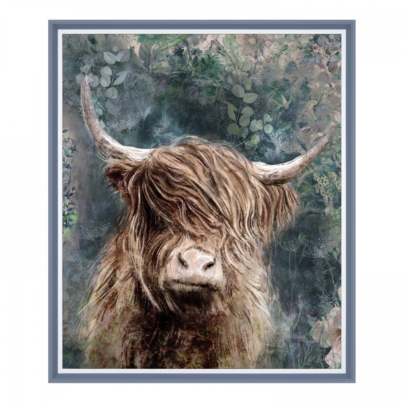 Dougal -  Framed wrapped canvas