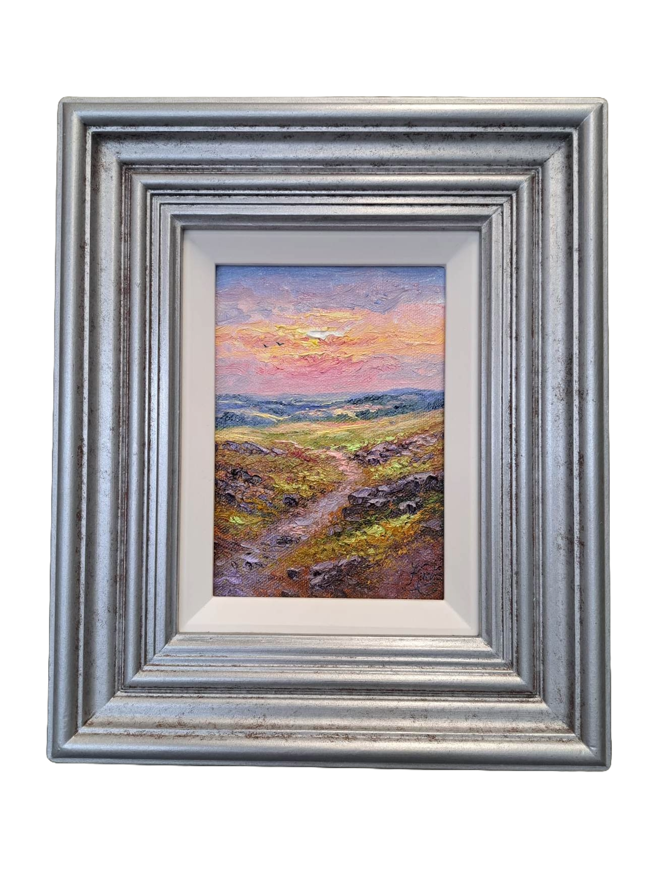 Evening Calm Haworth Moors Yorks - Original 7 x 5