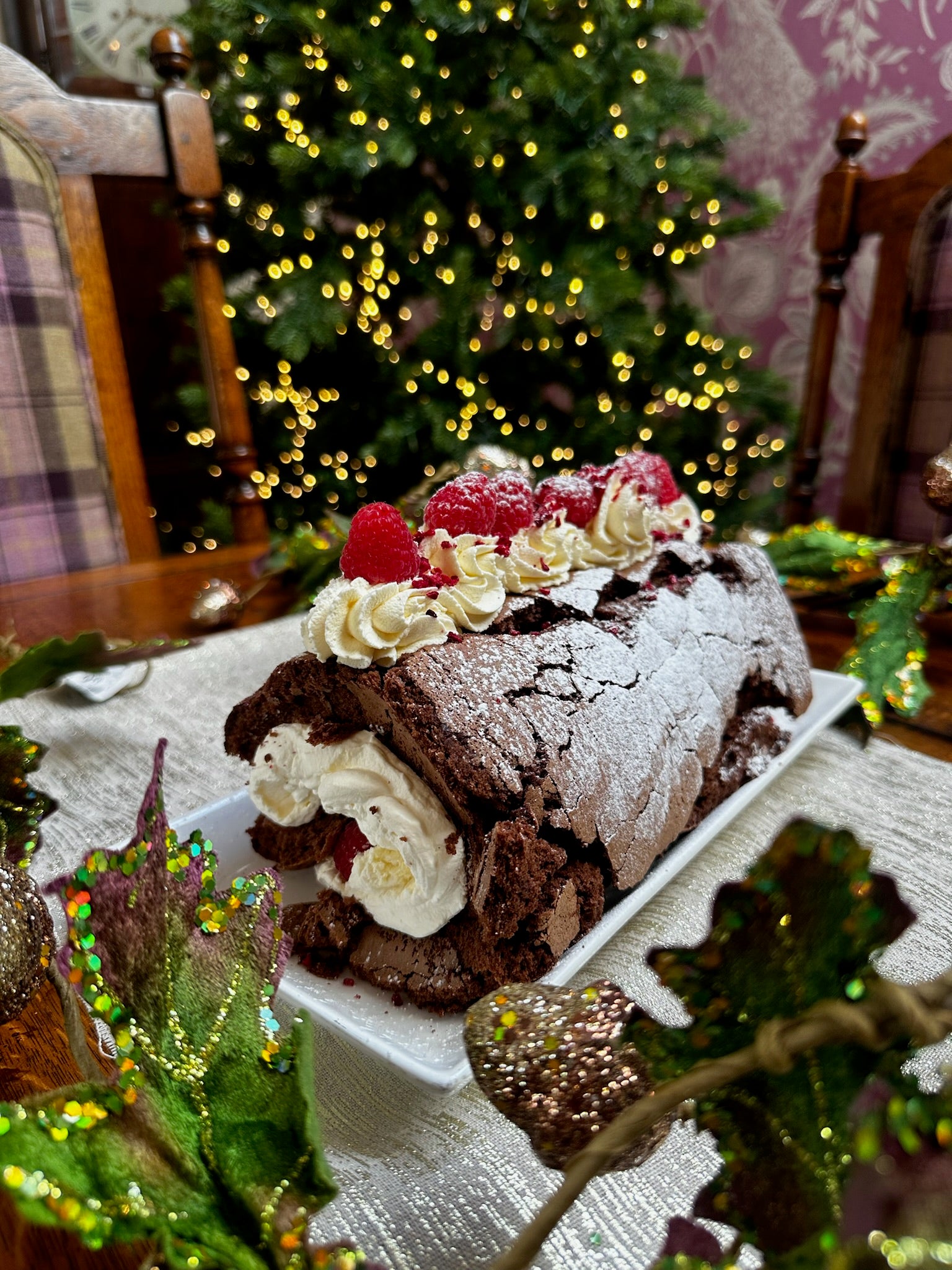 Christmas - Fresh Cream Roulade's