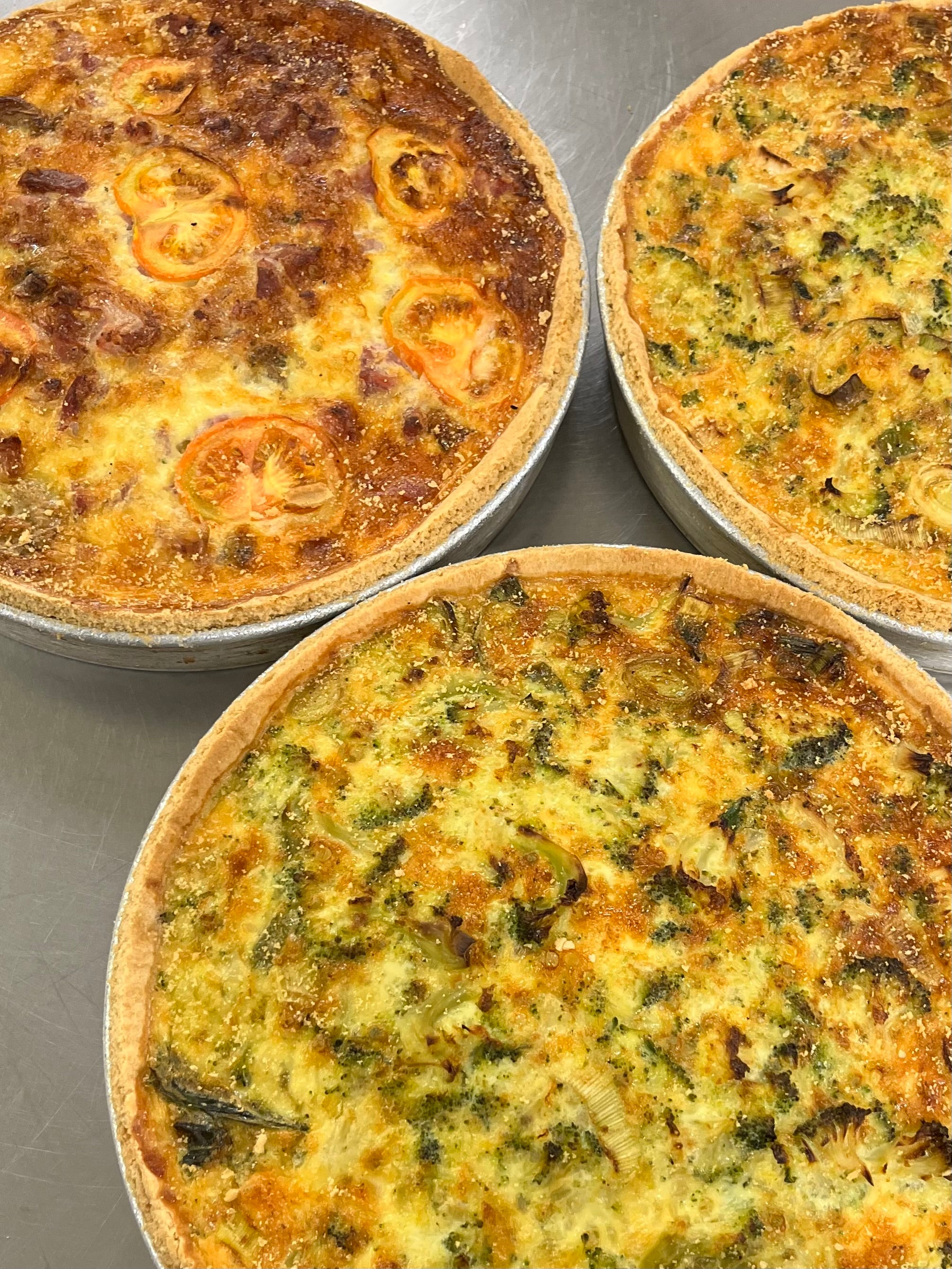 Christmas - 6" to 11" Homemade Quiches