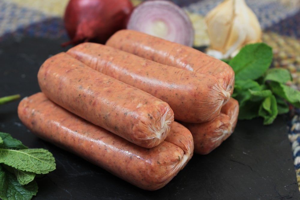 Minty Lamb Sausages