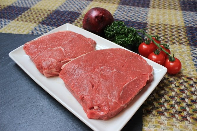 Grass Fed Rump Steak (Pack of 2, approx 650g)