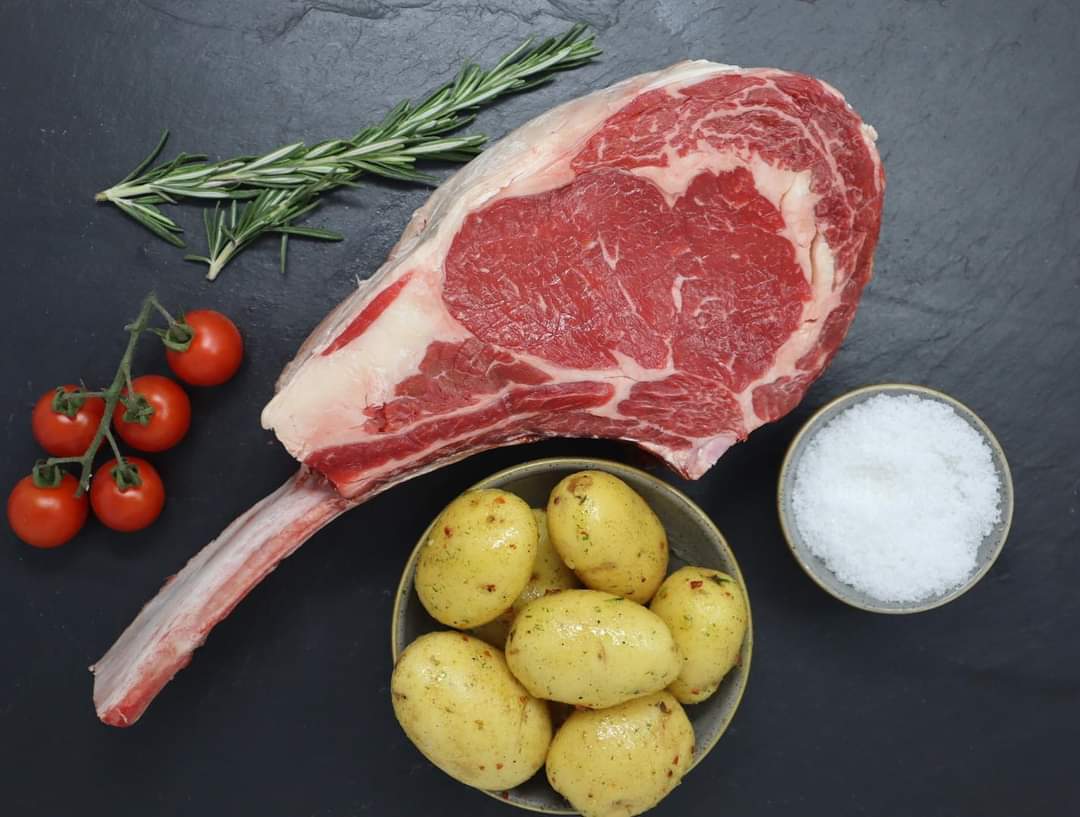 Grass Fed Tomahawk Steak £32.00kg