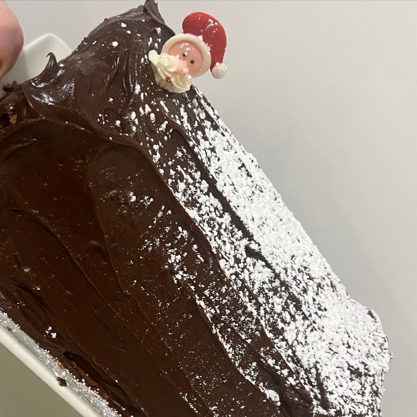 Christmas - Fresh Chocolate Log