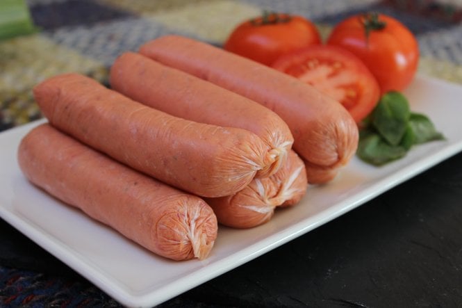 Pork & Tomato Sausages