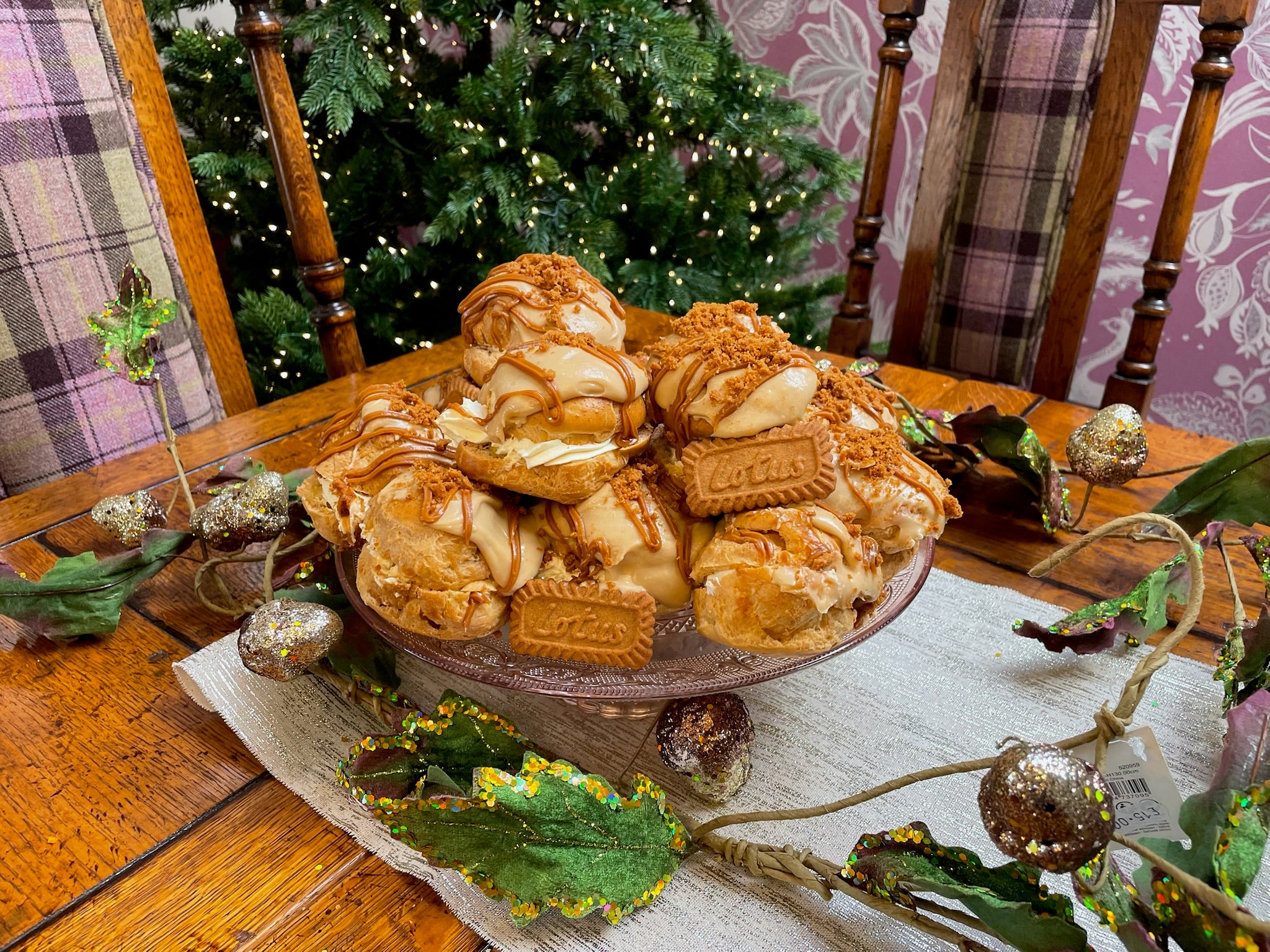 Christmas - Fresh Cream Profiteroles