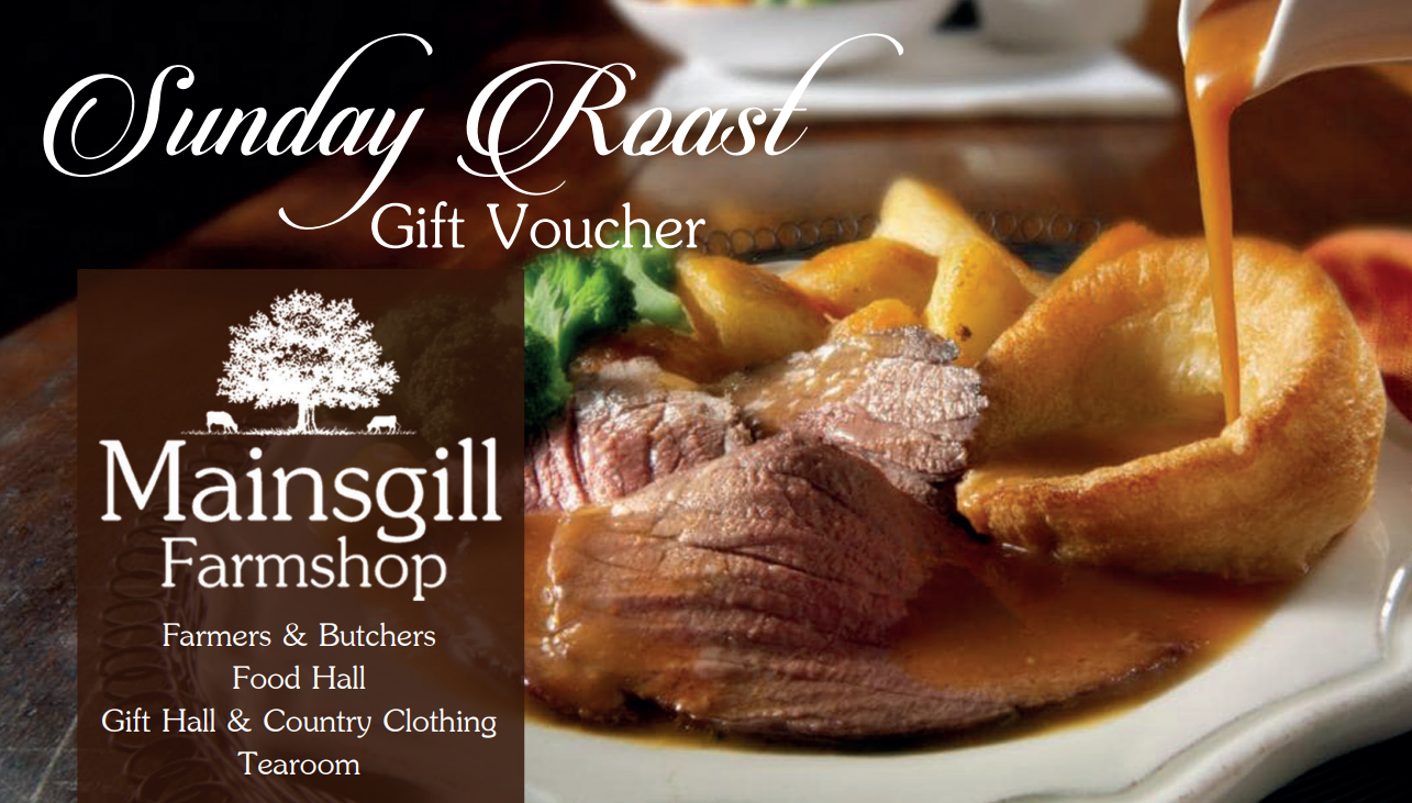 Sunday Dinner Voucher For Two