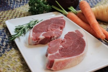 Grass Fed Lamb Leg Steaks £16.50kg