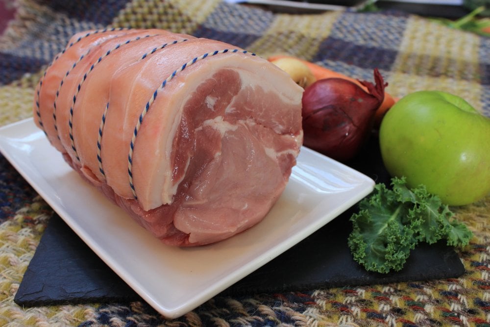 Home-reared Boneless Shoulder of Pork £9.50kg