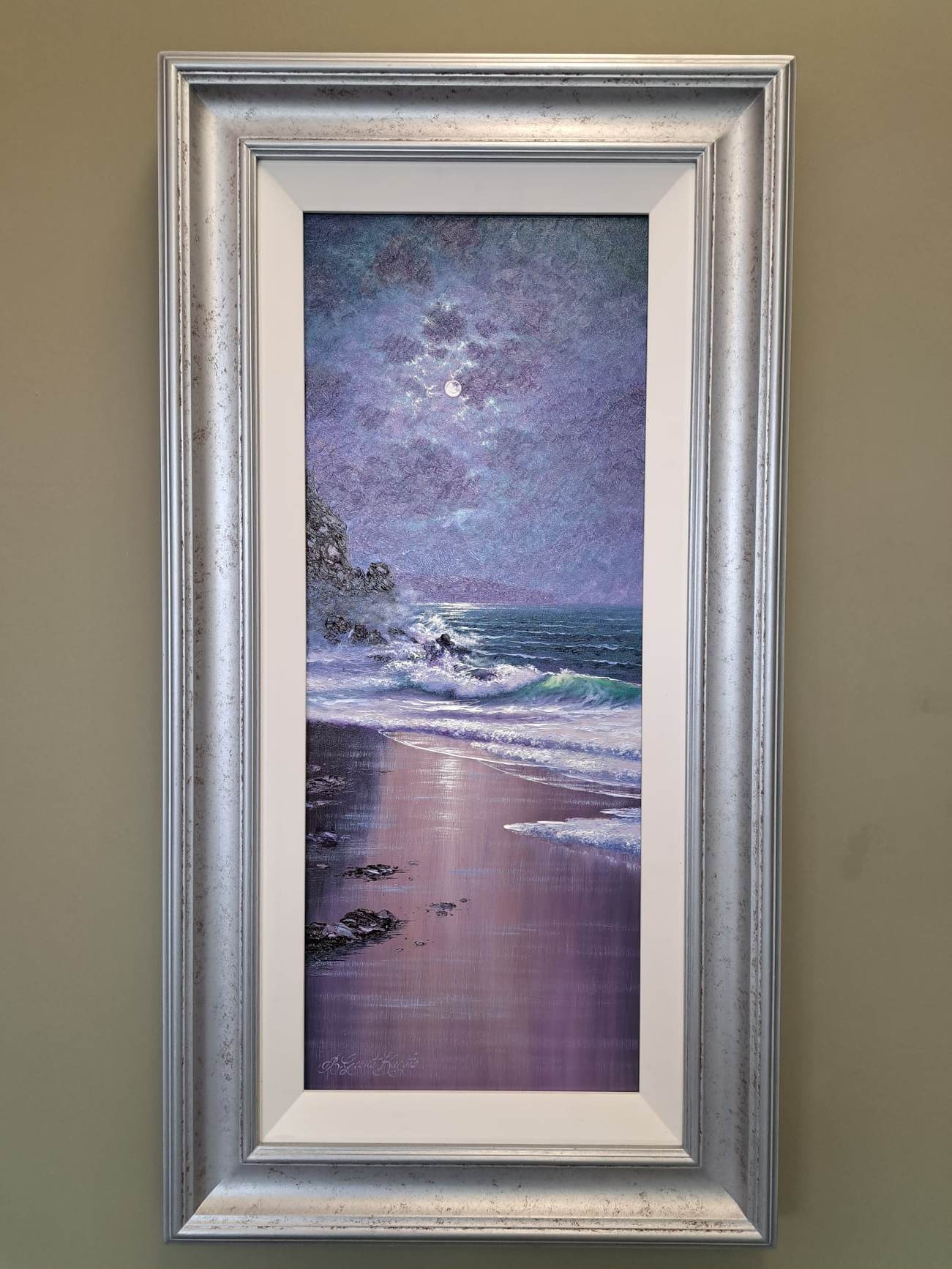 Moonlight Bay - Original 30 x 12